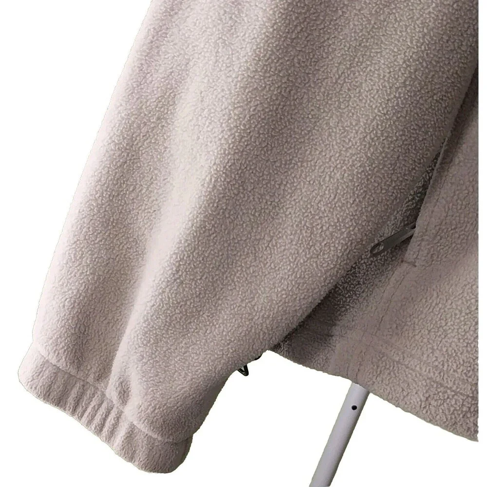 Columbia Sweater Mens XL Tan Fleece Full Zip Outdoors Sweatshirt VTG Work Comfy - Picture 16 of 16